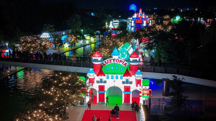 ¡Festividades Navideñas con Luztopía en el Reino del León!