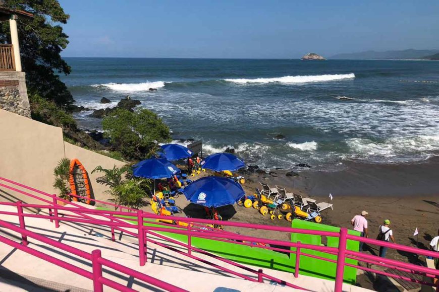 Guerrero tiene una playa 100% accesible