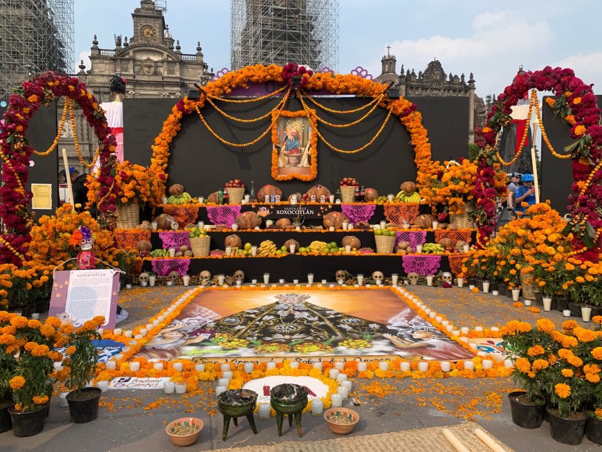 Turismo cultural: Descubre la megaofrenda del día de muertos de la CDMX