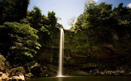 Visita una cascada termal en Chiapas