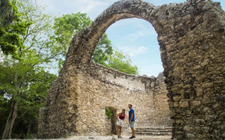 Explorando el misterio de Oxtankah: Aventura en las ruinas de un pasado Maya en Quintana Roo
