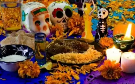 Comida tradicional de Día de Muertos, ¡qué rico!