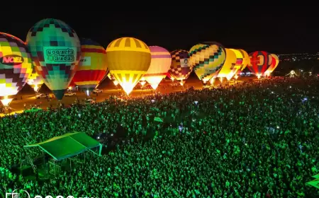 Así se vivió una noche mágica en el Festival del Globo: