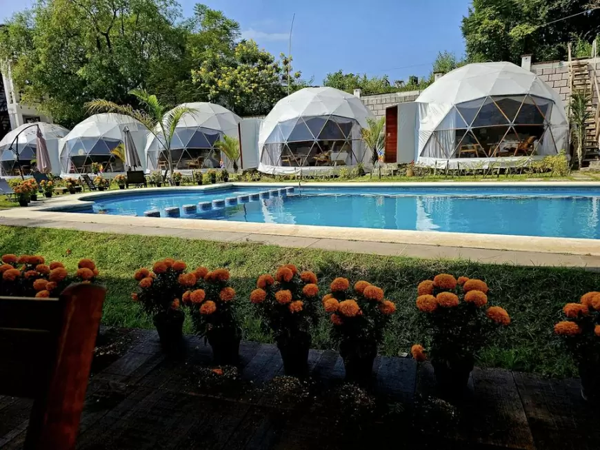 Campamento glamuroso "Glamping"