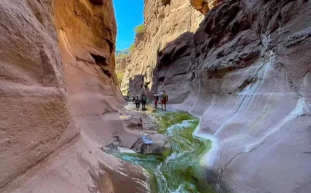 Cañón del Mezquite, Baja California Sur: Senderismo al cien.