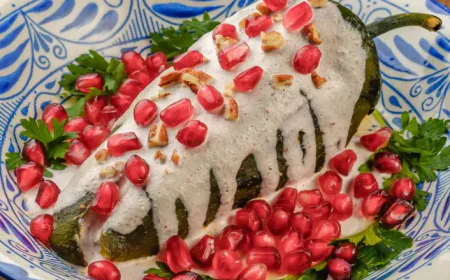 Festival Internacional del Chile en Nogada en San Nicolás de los Ranchos, Puebla.