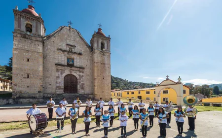 Capulálpam de Méndez el Pueblo Mágico que está de Fiesta: Virgen de la Asunción.
