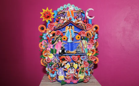 Un Árbol de la Vida para Navidad: una artesanía desde Metepec