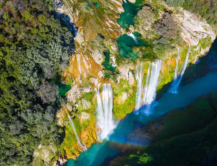 Atrévete a conocer espacios naturales: Cascada Tamul, ritual acuático para iniciar el año.